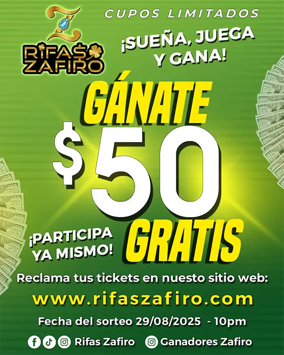 Gánate $50 Gratis