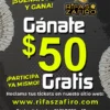 Gánate $50 Gratis