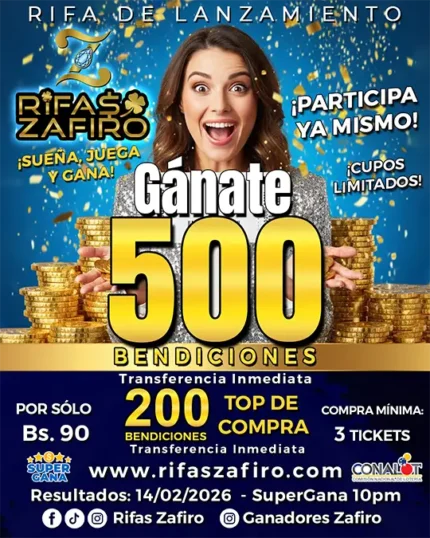 Lanzamiento con 700 Bendiciones a repartir