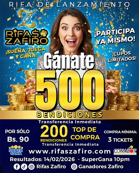 Lanzamiento con 700 Bendiciones a repartir